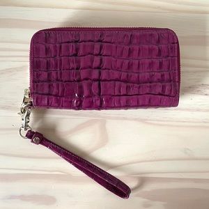 Brahmin Zoe double zip wallet